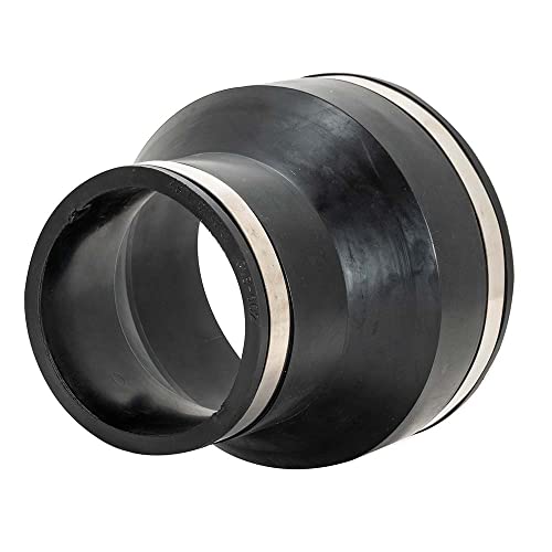 Eastman 6 x 4 Inch Flexible Coupling with Stainless Steel Clamps, 86008 - Image 2