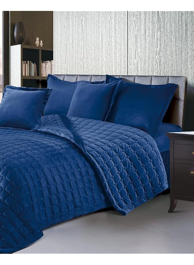 erorex Double Sided Velvet Comforter Set For All Season 4 Pcs Soft Bedding Set Single Size 160 - Image 3