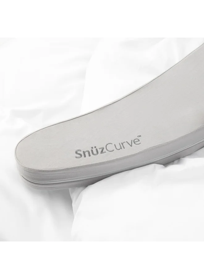 Snuz Curve Pregnancy Pillowgrey, Healthcare Developed, Comes With Kneeblade, Size 135Cm X 30Cm X 25Cm