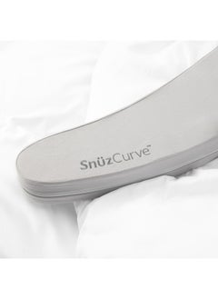 Snuz وسادة دعم الحمل كيرف مع غطاء قابل للغسل، رمادي، 135 × 30 × 25 سم  - Image 3