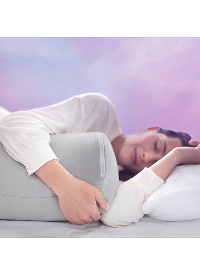 Snuz Curve Pregnancy Pillowgrey, Healthcare Developed, Comes With Kneeblade, Size 135Cm X 30Cm X 25Cm