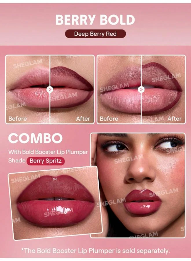SHEGLAM Sheglam Bold Booster Lip Plumper-Berry Bold