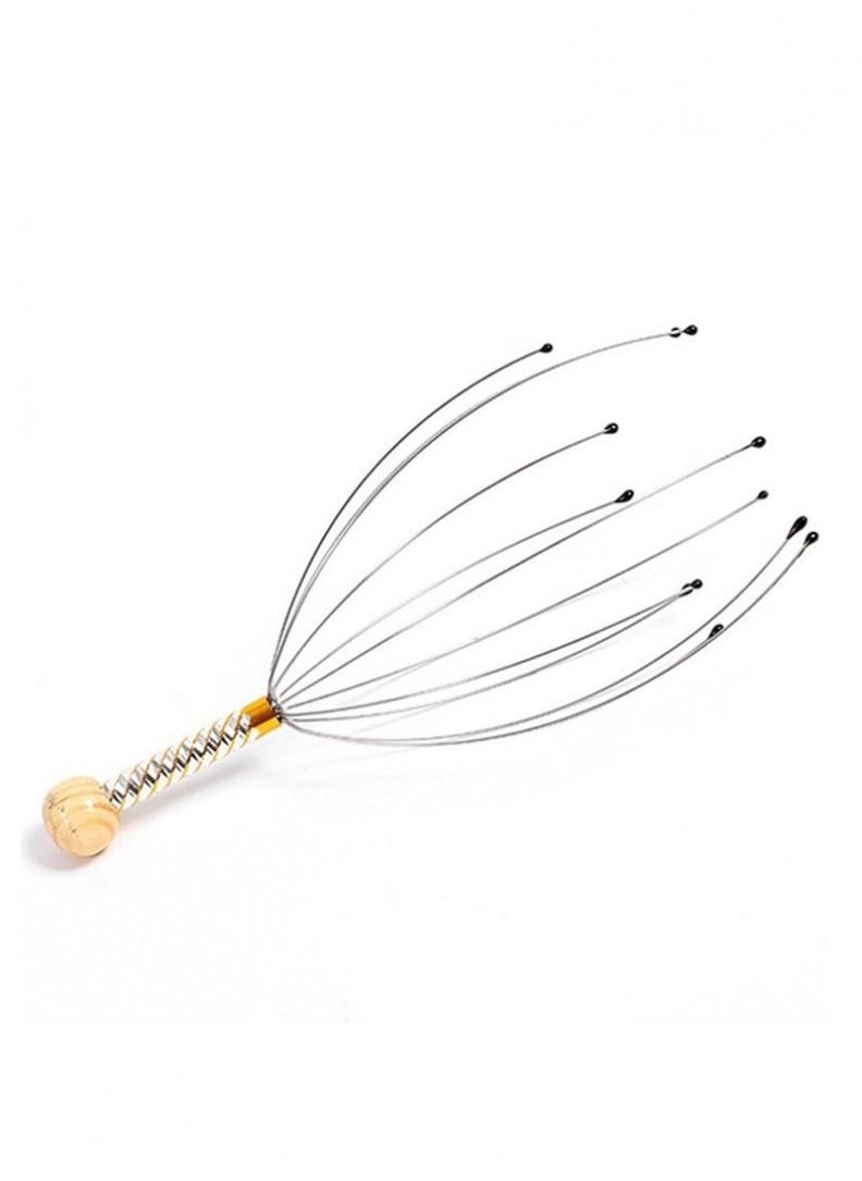 Generic Hand Held Head Scalp Massager Multicolour  - Image 2