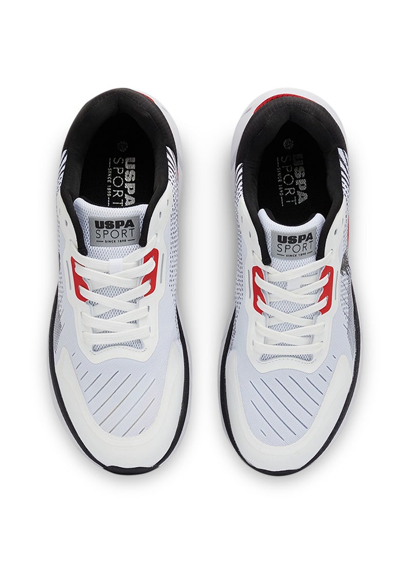 U.S. Polo Assn. - Men's White Low-Top Sneakers - Lightweight Lace-Up Design, Comfortable for Everyday Outfits - Image 1