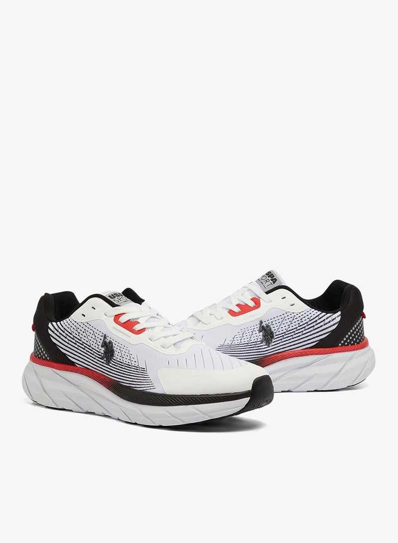 U.S. Polo Assn. Men's White Low-Top Sneakers - Lightweight Shoes Lace-Up Design, Comfortable for Everyday Outfits - Image 4