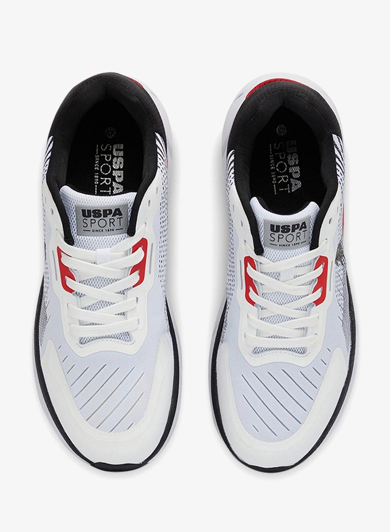 U.S. Polo Assn. Men's White Low-Top Sneakers - Lightweight Shoes Lace-Up Design, Comfortable for Everyday Outfits - Image 5