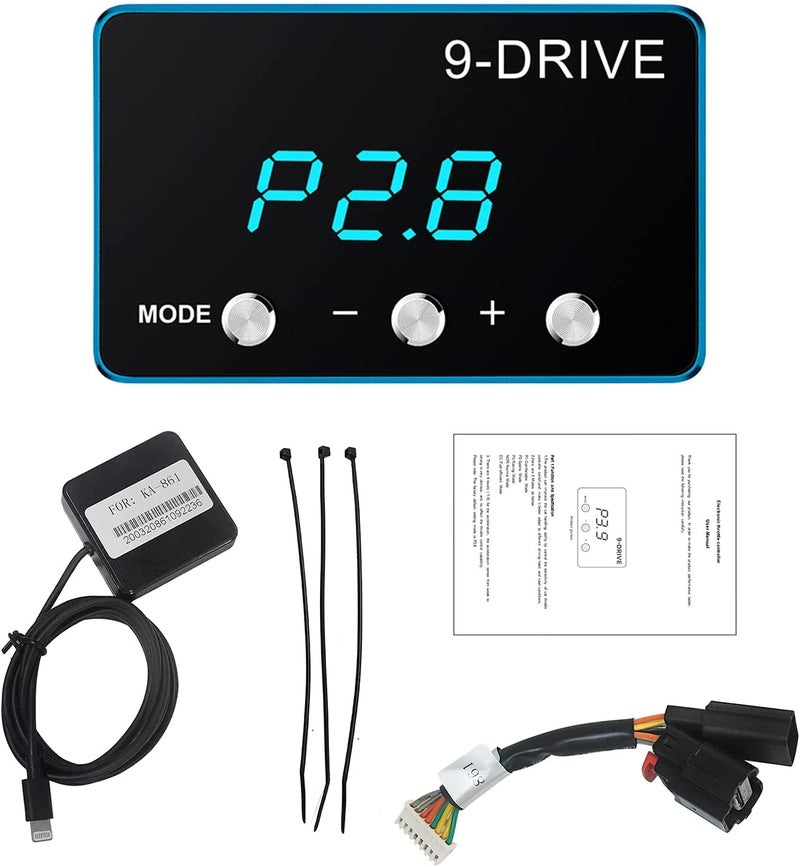 Throttle Response Controller9 Drive Throttle ControllerIntelligent Electronic Racing Accelerator for Ford Range Rover Mazda Jaguar