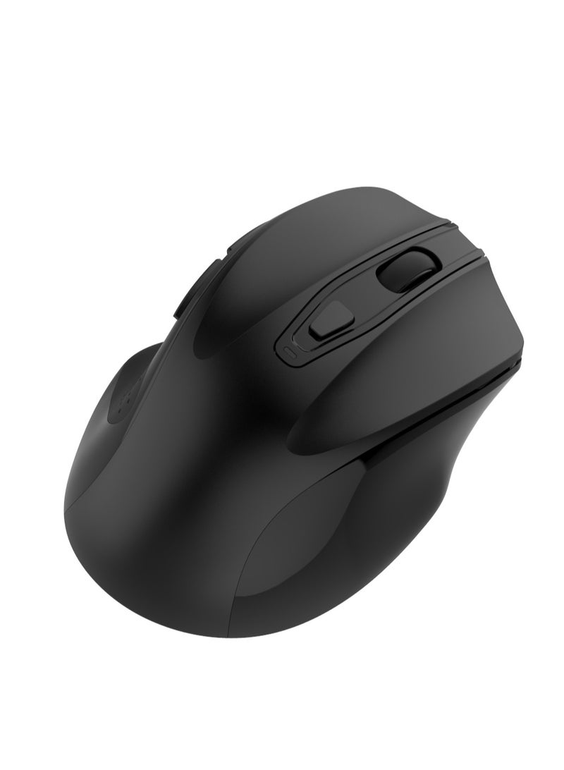 Volkano Volkano Aurum Series Rechargeable, Bluetooth 5.2 & 2.4GHz wireless Type-C USB rechargeable port, Operating range up to10 meters, USB Nano receiver, Support Windows XP/Vista/7/8/10/Mac Mouse Black. - Image 4