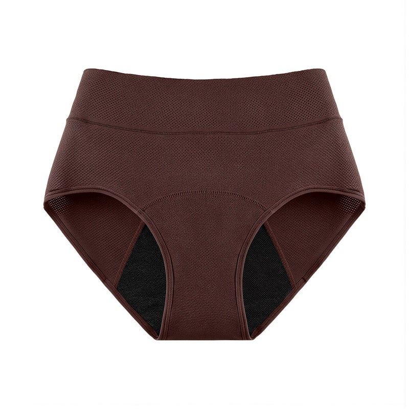 Period Underwear for Women High Waist Breathable Mesh 3 Layer Absorbent Leak Proof - Image 3