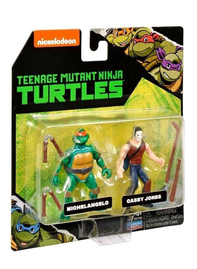 Ninja Turtles - NINJA TURTLE - CLASSIC MINI FIGURE 2-PACK - Image 1