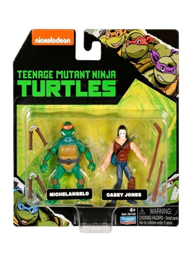 Ninja Turtles - NINJA TURTLE - CLASSIC MINI FIGURE 2-PACK - Image 1