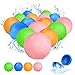 SCUATANBE Reusable Water Balloons 16PCS Quick Fill Water Balls Toys For Toddler Age 48 Refillable Magnetic SelfSealing Water balloons For Summer Party Pool Outdoor Beach Toys - Image 3