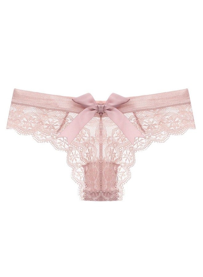 Muyixin سروال داخلي نسائي مثير من الدانتيل مع رباط - 3 قطع شفافة - Image 5