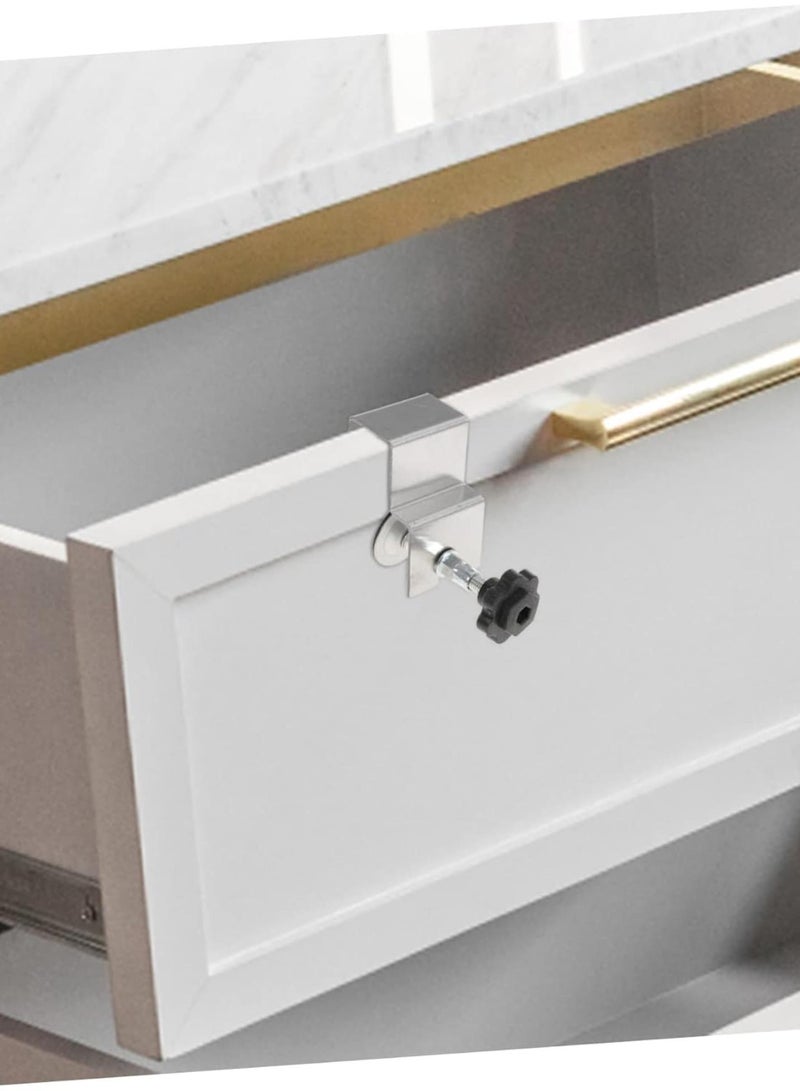 GGOOT 4pcs Stainless Steel Cabinet Hardware Drawer Front Clamp Front Panel Installation Tool Frame Clamp  - Image 5