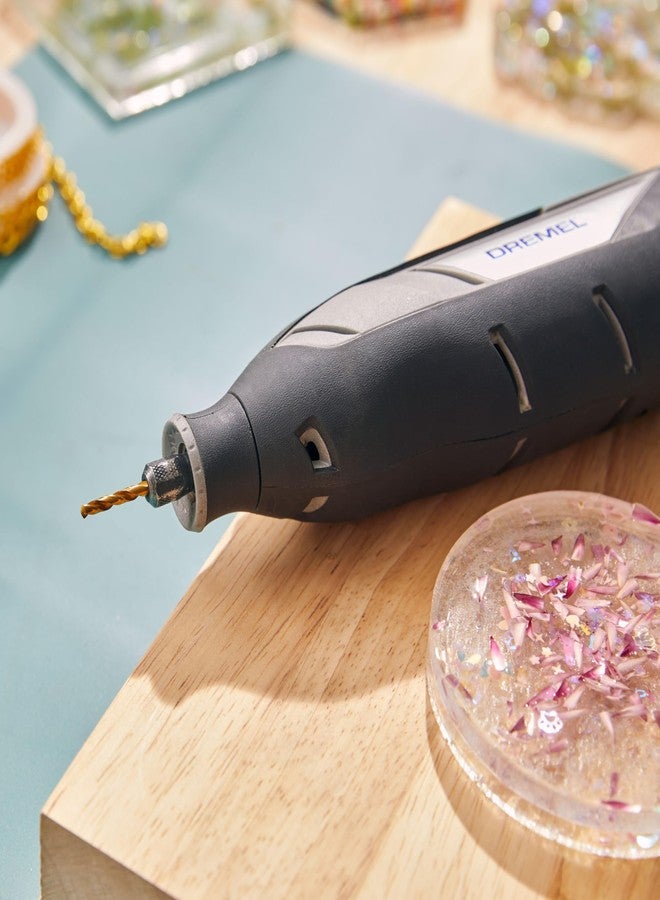 Dremel 628HP 7 Piece Titanium-Coated Rotary Drill Bit Set - Ideal for Wood and Soft Metals Drilling - Image 5