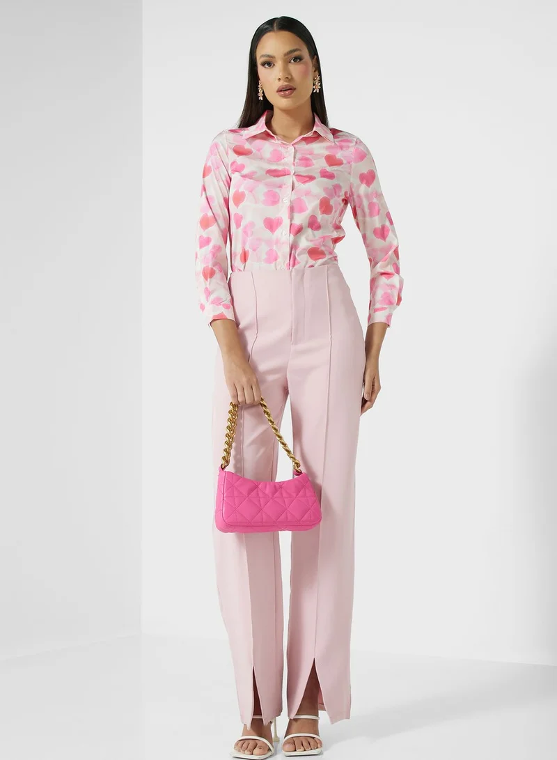 ELLA Heart Print Shirt