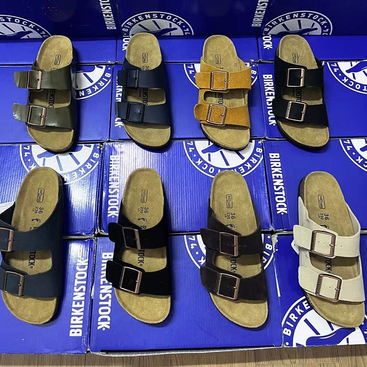 Couple Flat Cork Sandals - Image 4