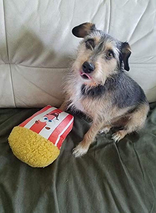 spot Fun Food Popcorn 5" Soft Plush Dog Toy - Image 2