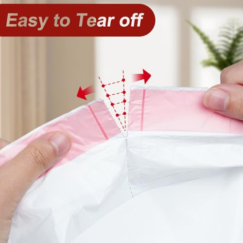 O2frepak 13 Gallon Drawstring Tall Kitchen Trash Bags,Clean Fresh Scent and Heavy Duty Garbage Bags(100 Count,60x70cm) - Image 3