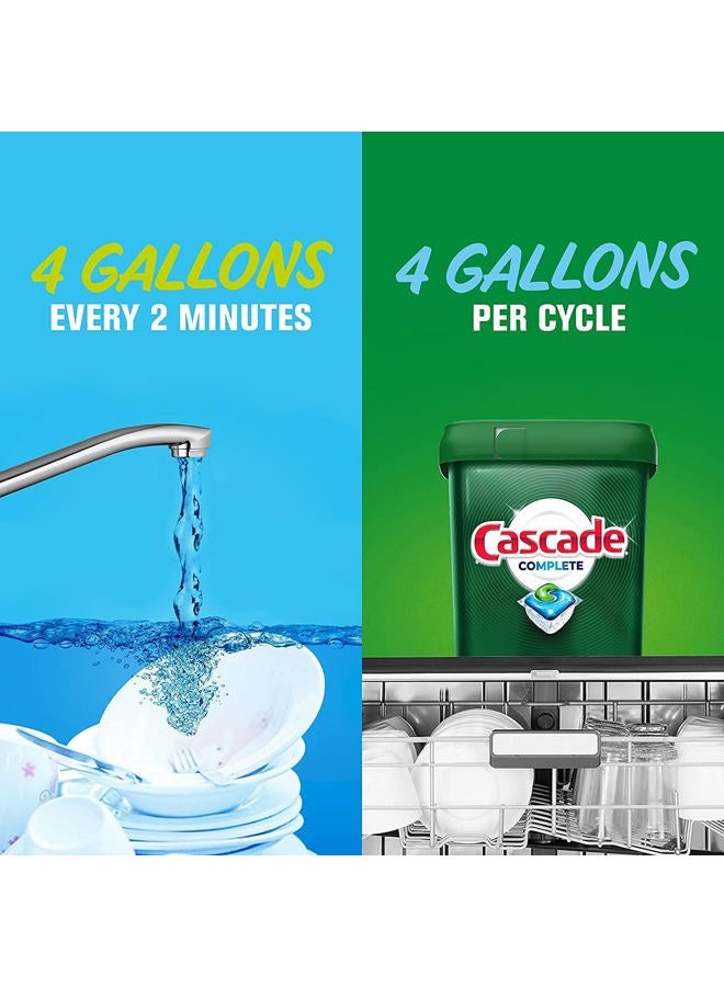 Cascade Complete Dishwasher Pods, Dishwasher Detergent, Lemon Scent ActionPacs, Cleaning Supplies, 78 Count - Image 5