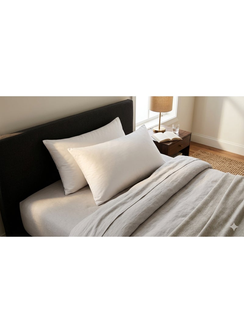 RISHAHOME 30x50cm Cushion Inner Pillow | 65 GSM Soft Fabric | 280g Fluffy Fiber Filling | 360g Decorative Cushion Insert for Sofa, Couch, Bed & Home Decor - Image 3