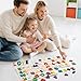 Attmu Wooden Puzzles for Toddlers 2 Pcs Alphabet Puzzle ABC Shape Number Puzzle Patterns Learning Toys for Kids Preschool Educational Activities Toddler Gift Toys for Girls Boys Christmas Easter - Image 4
