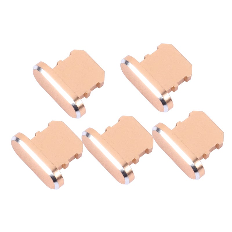 Golden Charging Port Dust Covers Max Plugs Flexible Design Easy to Use - Image 2