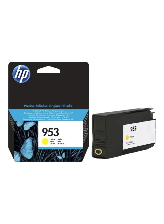 HP خرطوشة حبر أصلية 953 تعمل مع طابعات إتش بي أوفيس جيت برو 7720 و7730 و7740 و8210 و8218 و8710 و8715 و8720 و8725 و8730 أصفر - Image 1