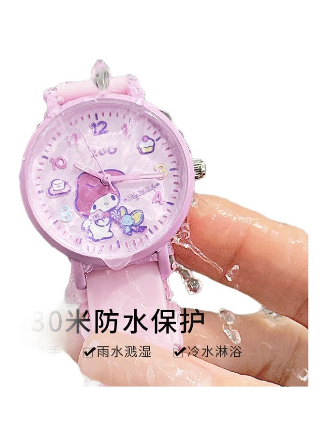 ZGO Sanrio Children'S Watch For Girls, Cartoon Dopamine Waterproof Electronic Watch For Middle And Elementary School Students, 2177 My Melody - Image 3