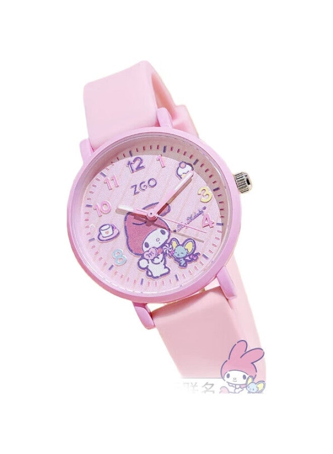 ZGO Sanrio Children'S Watch For Girls, Cartoon Dopamine Waterproof Electronic Watch For Middle And Elementary School Students, 2177 My Melody - Image 2