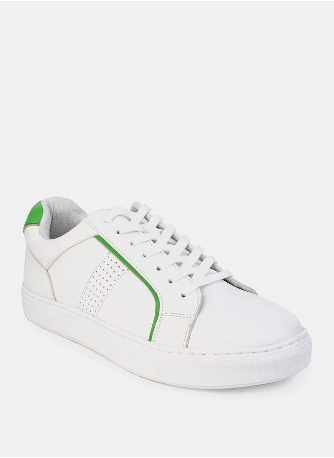 Styli Courtroom Lace Up Heel Pop Sneakers