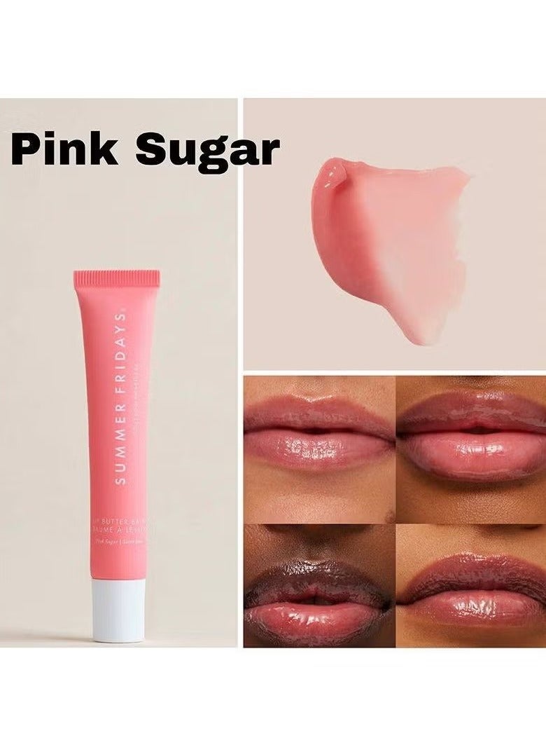 SUMMER FRIDAYS Summer Fridays Lip Butter Balm - Conditioning Lip Mask and Lip Balm for Instant Moisture, Shine and Hydration - Sheer-Tinted, Soothing Lip Care - Pink Sugar - Image 3