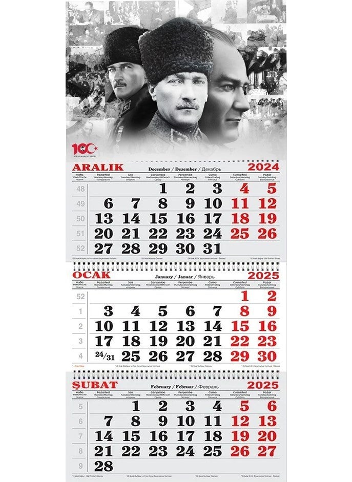 GENC DIJITAL BASKI - GENC DIGITAL PRINTING 2025 Sailor Calendar ---Ataturk Kalpaklı - Image 1