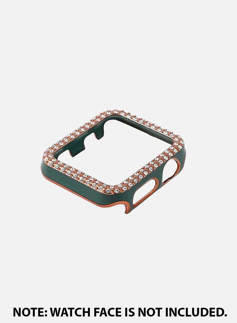 Haute Sauce Solid Casual Chain Strap Acrylic Apple Watch Strap with Case For Women | 42mm/44mm/45mm