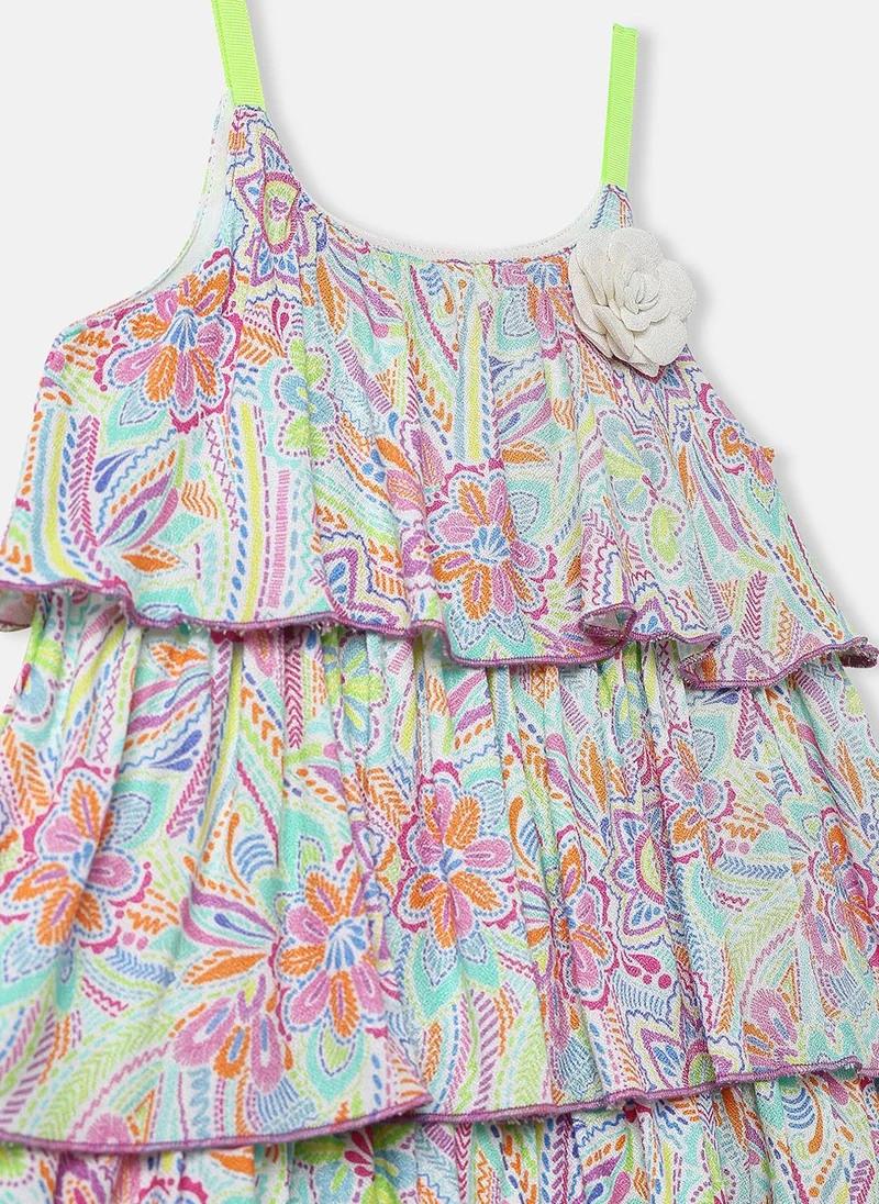 نوتيناتي Tiered Floral Dress