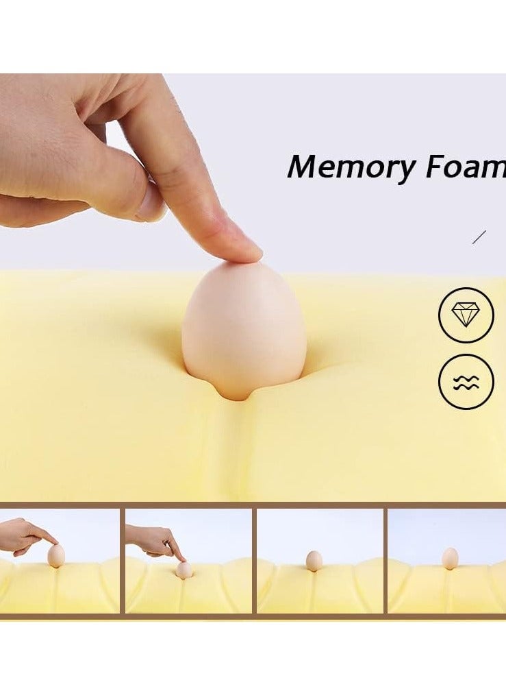 Car Seat Headrest Neck Rest Cushion, Car Seat Neck Pillow 100% Pure Memory Foam Neck Pillow with Breathable Removable Cover, Comfortable Ergonomic & Neck Pain Relief - Image 4