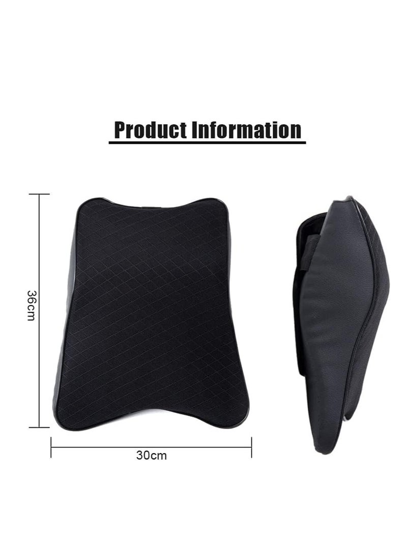 Car Seat Headrest Neck Rest Cushion, Car Seat Neck Pillow 100% Pure Memory Foam Neck Pillow with Breathable Removable Cover, Comfortable Ergonomic & Neck Pain Relief - Image 2
