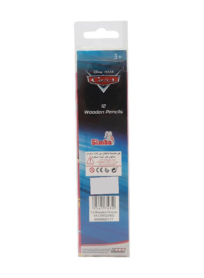 Disney 12-Piece Cars Pencil Set HB Medium Multicolour - Image 2