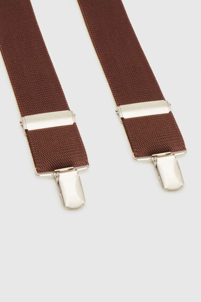 D'S DAMAT D'S Groom Ds Groom Brown Suspenders