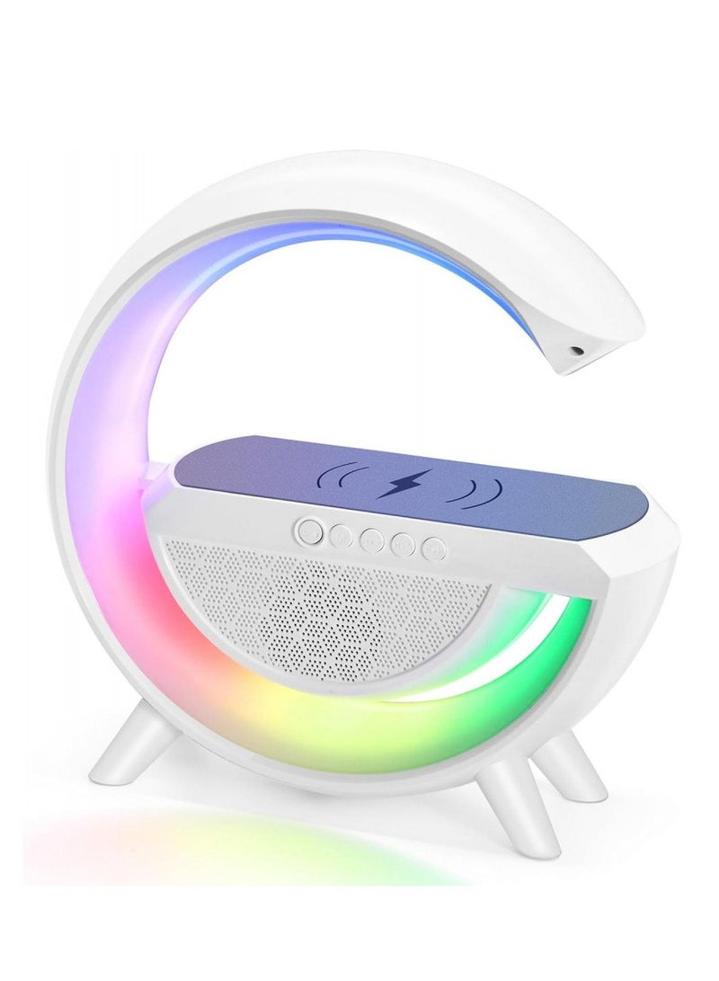 Bluetooth headset with wireless charger and white light - Image 1