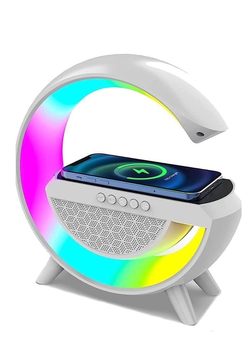 Bluetooth headset with wireless charger and white light - Image 2