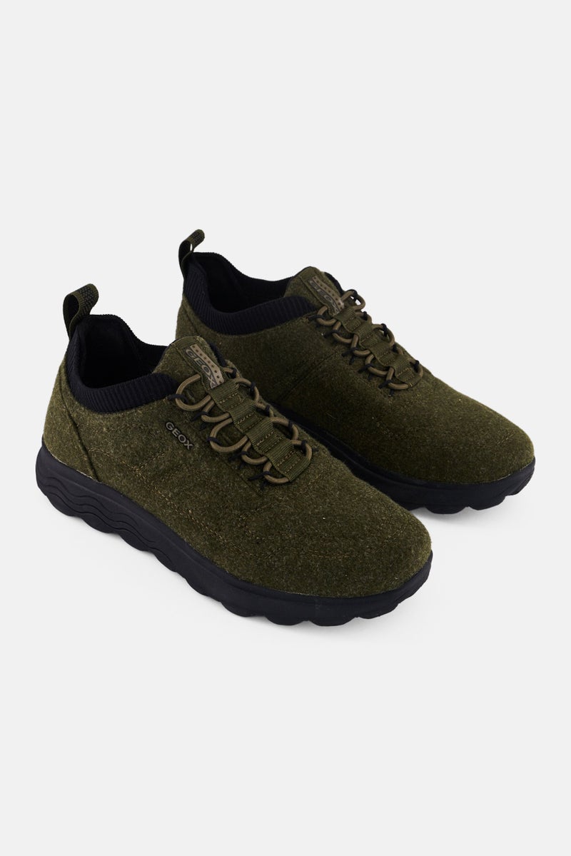 GEOX أحذية كاجوال للرجال من يو سيفيريكا، زيتوني داكن - Image 1