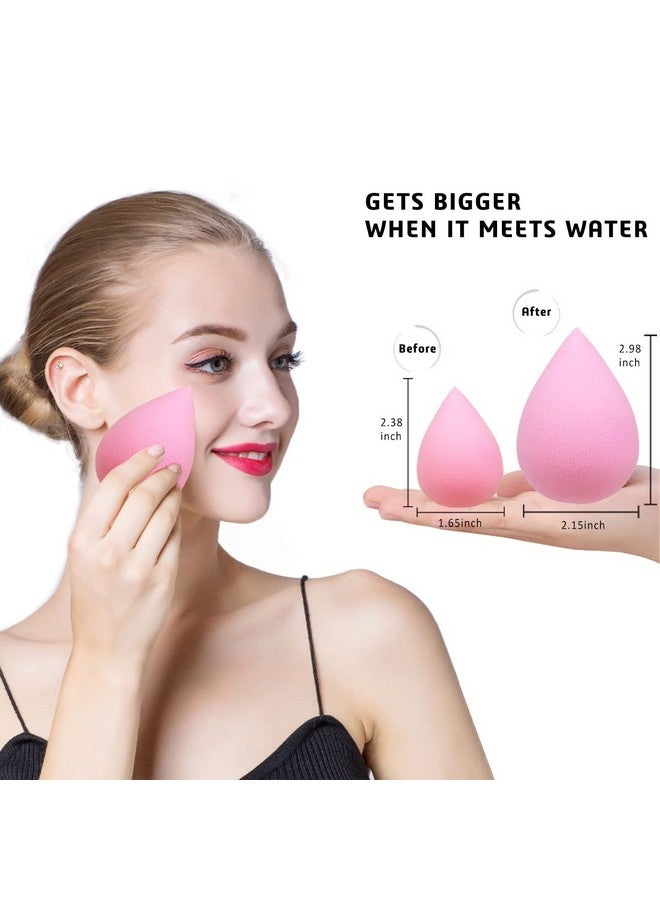 Leeshine 6 Pcs Makeup Blender Sponges Set Soft Beauty Sponge Blending Blender For Foundation Cream And Powder (Lightpink) - Image 3