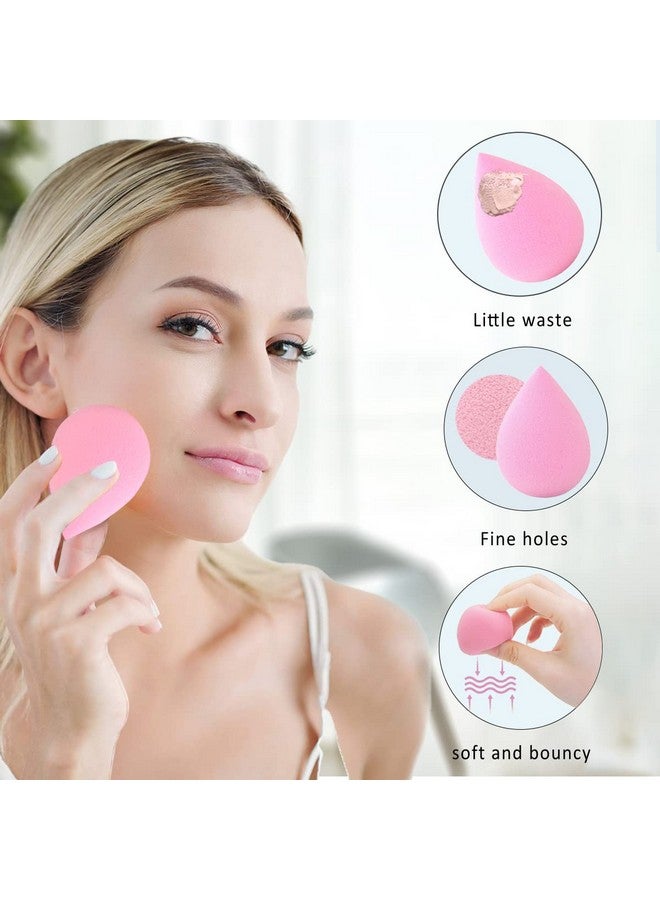 Leeshine 6 Pcs Makeup Blender Sponges Set Soft Beauty Sponge Blending Blender For Foundation Cream And Powder (Lightpink) - Image 5