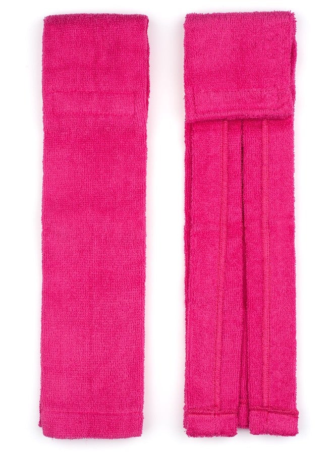 Suddora Football Towel, Pure Cotton Quarterback Field with Hook & Loop Closure, Sports Towels for Sweat & Maintaining Grip, Versatile Towel for Gym, Yoga, Youthful, Pink - Image 2