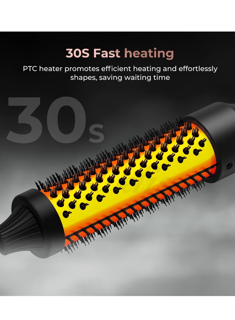 DOSCHER Ionic Thermal Brush Heated Curling Brush, 32 mm Fast Heated Round Brush for Curling & Volumizing Perfect Gift for Women - Image 3