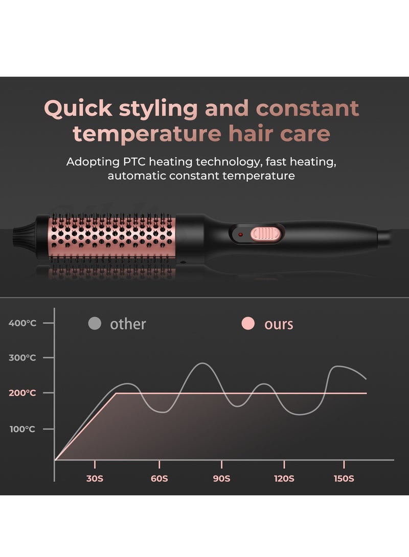 DOSCHER Ionic Thermal Brush Heated Curling Brush, 32 mm Fast Heated Round Brush for Curling & Volumizing Perfect Gift for Women - Image 4