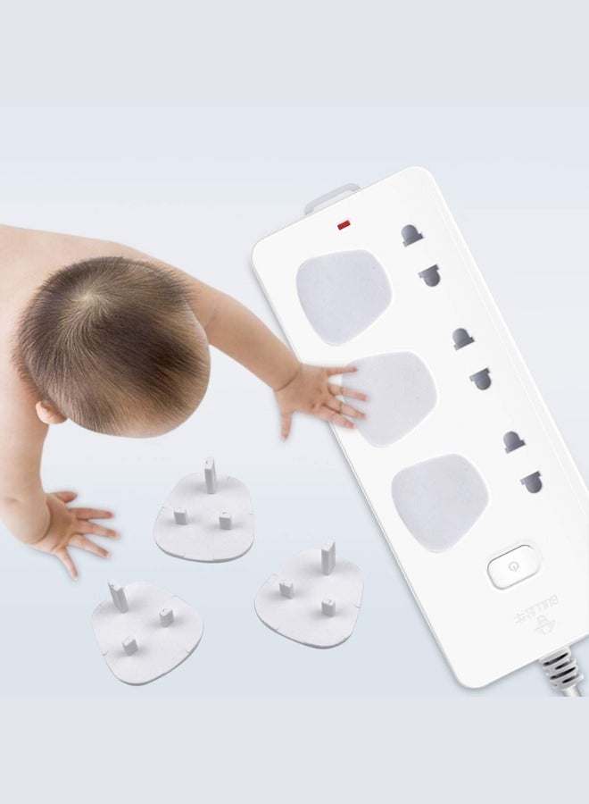 Ferepiper™12 Pcs Baby Proofing Outlet Safety Covers for Plug Home Office Safe Electric Socket Cap for Child Infants White - Image 3