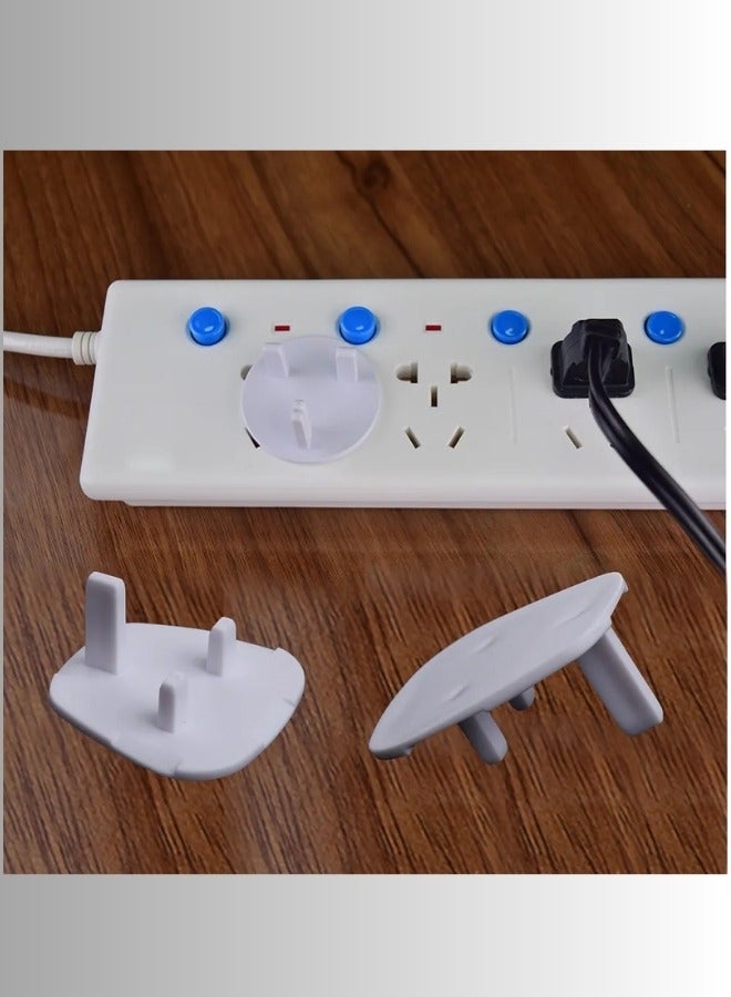Ferepiper™12 Pcs Baby Proofing Outlet Safety Covers for Plug Home Office Safe Electric Socket Cap for Child Infants White - Image 5