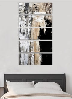 Modern abstract art wall painting - 24505 - divided into five equal pieces